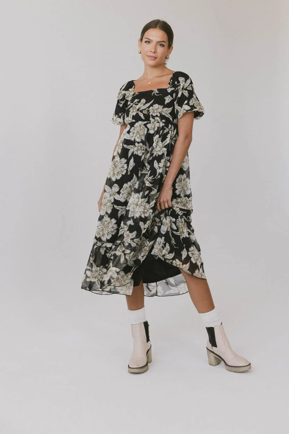 Olivera Floral Midi Dress