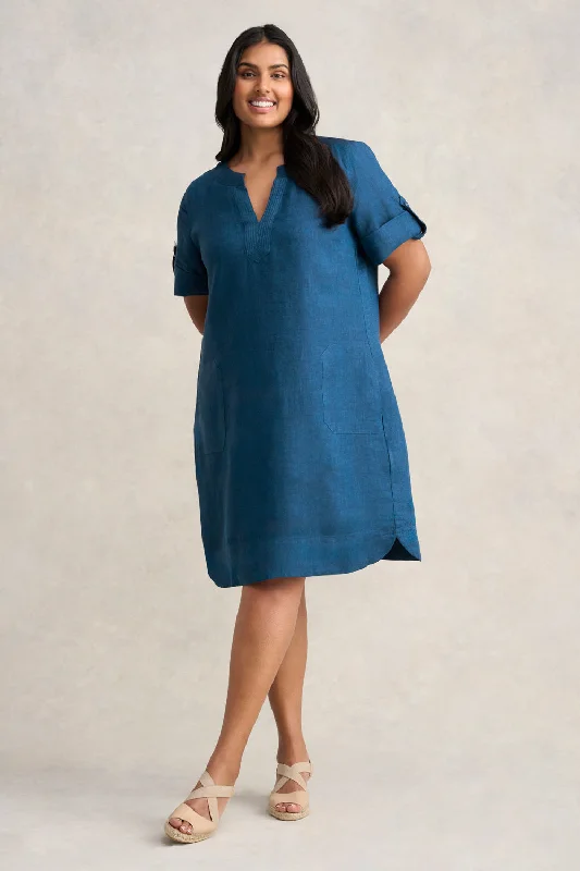 French Linen Shift Dress