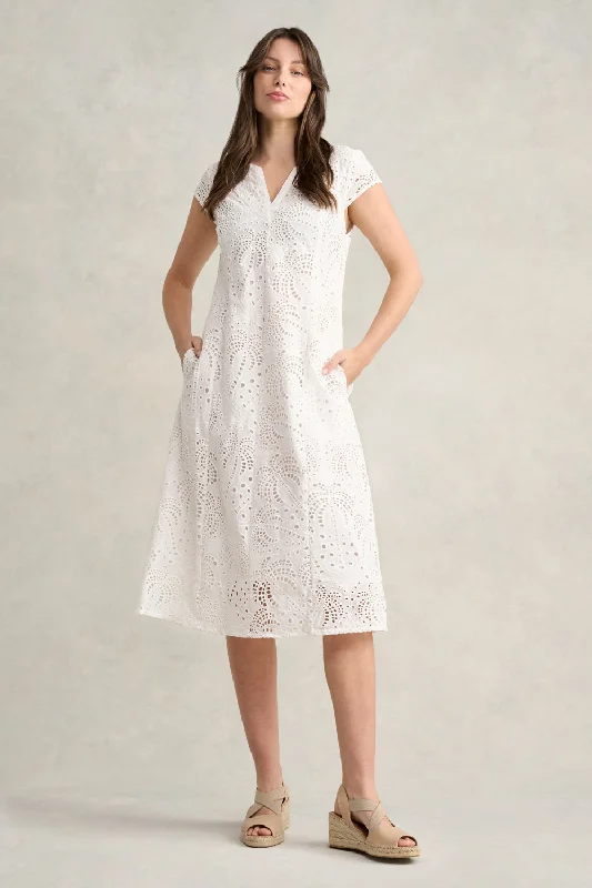 Cotton Broderie Dress