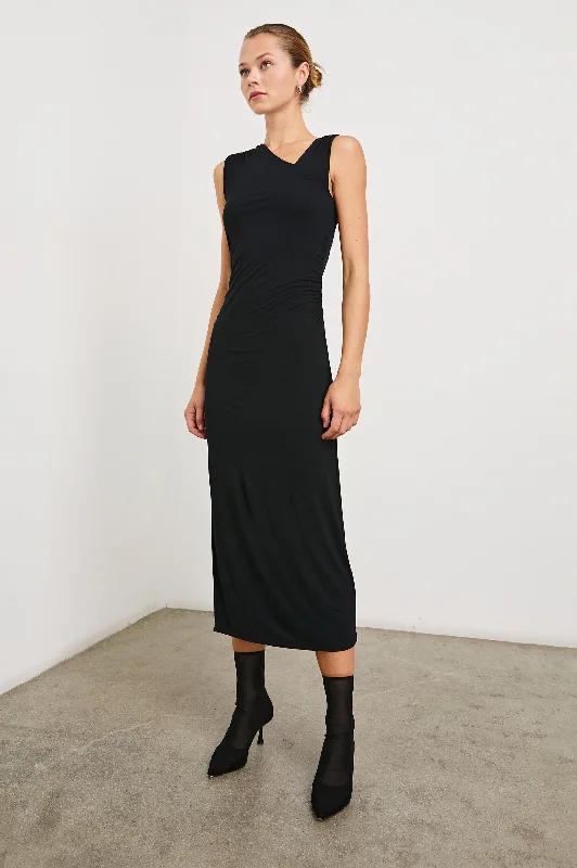 LOLA DRESS - BLACK ONYX