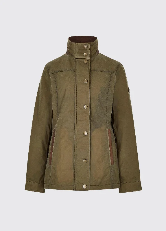 Mountrath Waxed Jacket - Dusky Green