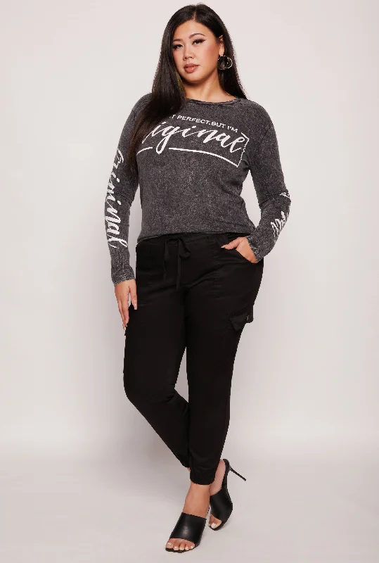 Plus Size VIP Cargo Joggers