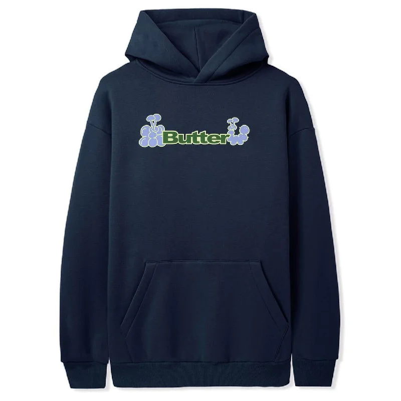 Butter Goods - Bugs Logo Hoodie Navy