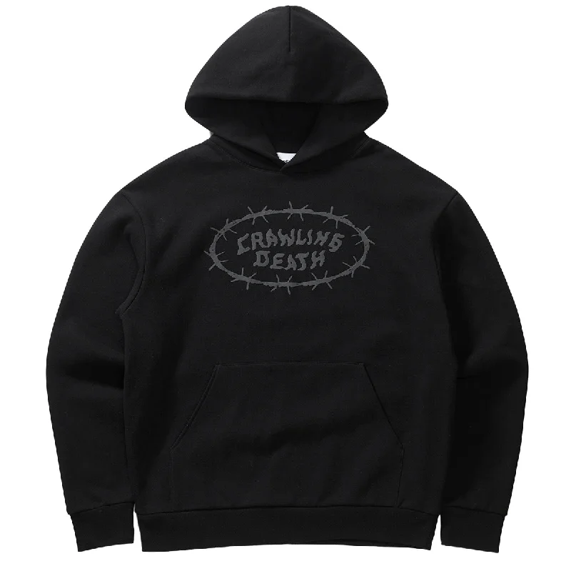 Crawling Death - Barbed Logo Hoodie Black