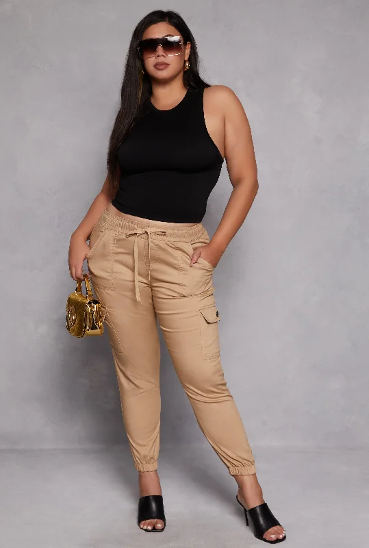 Plus Size VIP Cargo Joggers