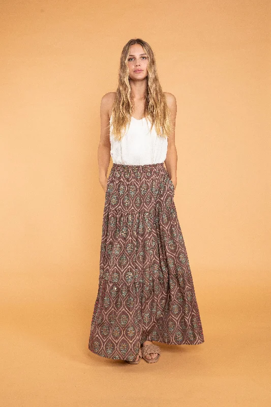 Asmee Maxi Tiered Skirt