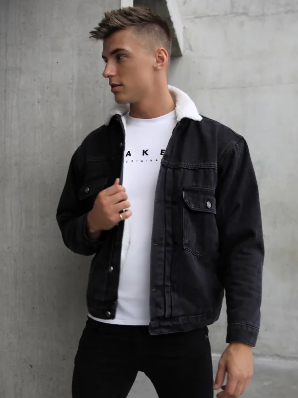 Raleigh Denim Jacket - Black