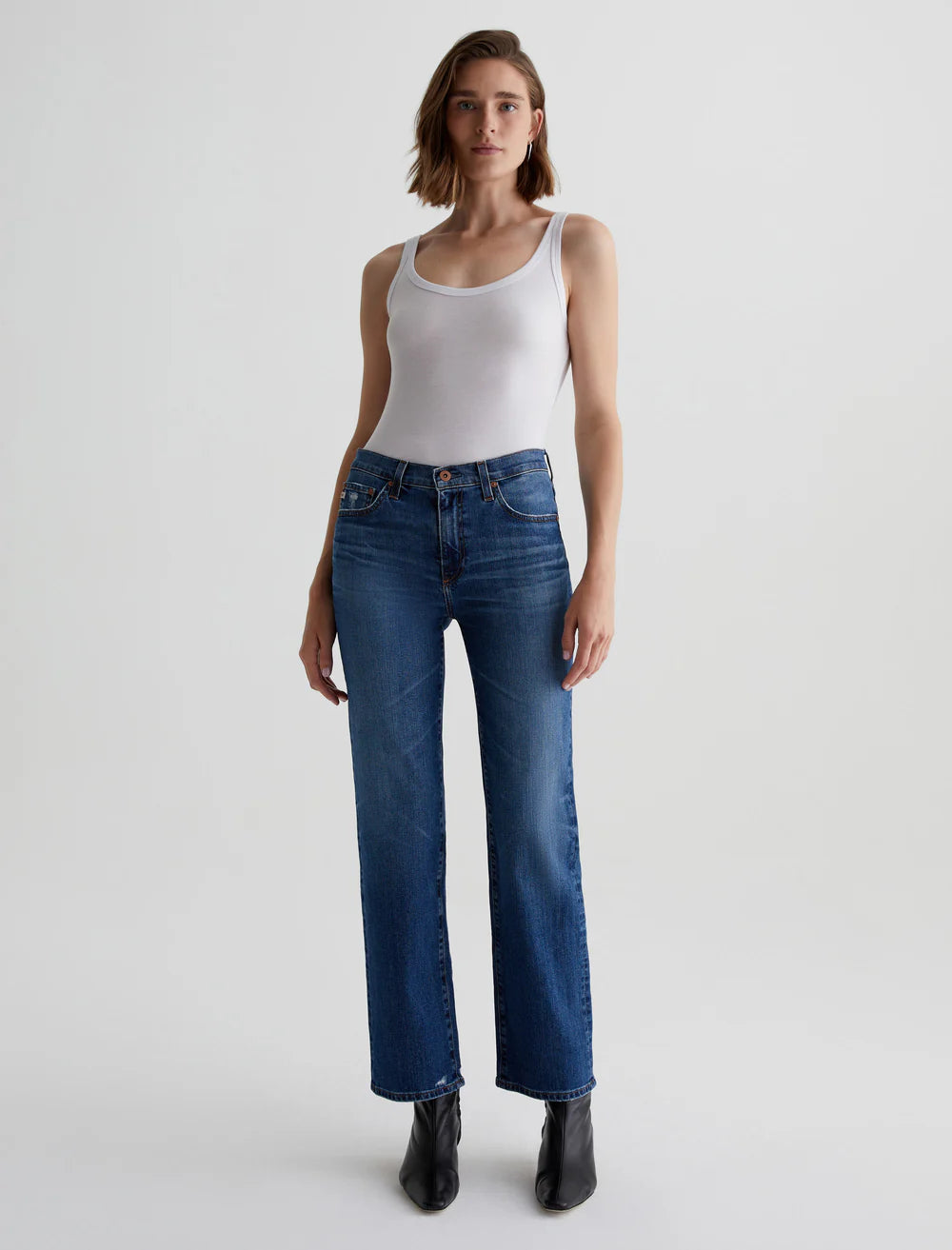 Brinley Mid Rise Straight Denim - 15 Years Prague