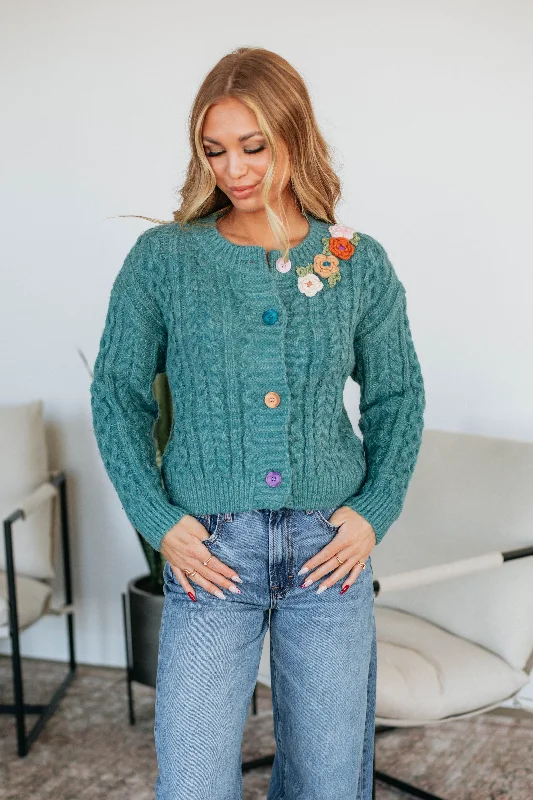 Elma Cable Knit Cardigan