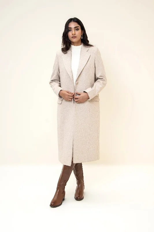 Amelie Long Coat off white